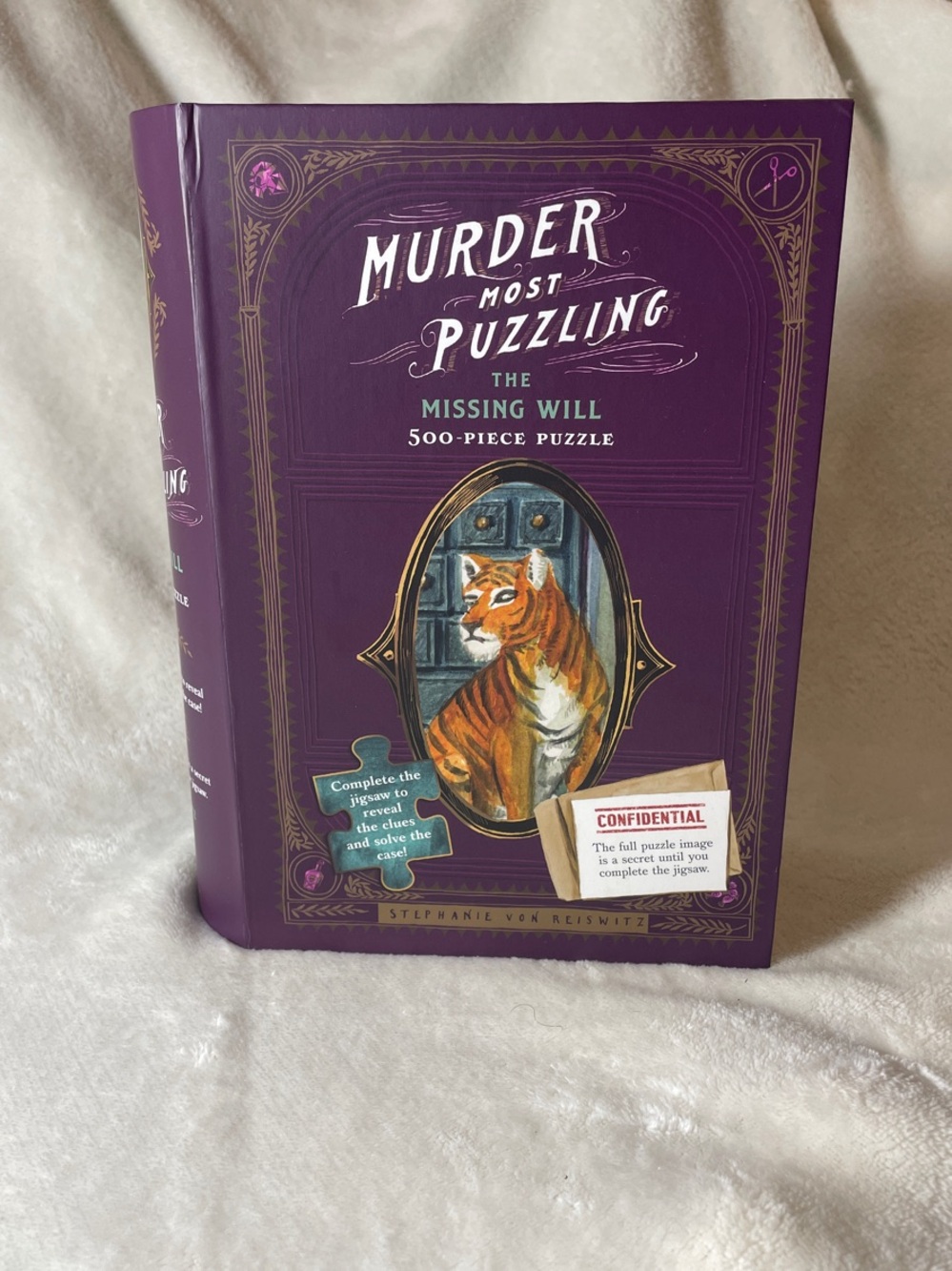 Murder Most Puzzling 500-Piece Puzzle - Purple Cover